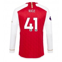 Arsenal Declan Rice #41 Replica Home Shirt 2023-24 Long Sleeve